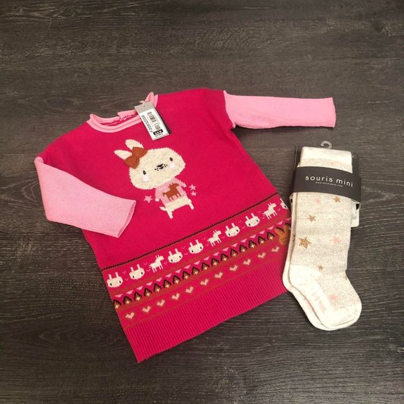 Tunic and tights - 6-9 months - Picture 3 of 4